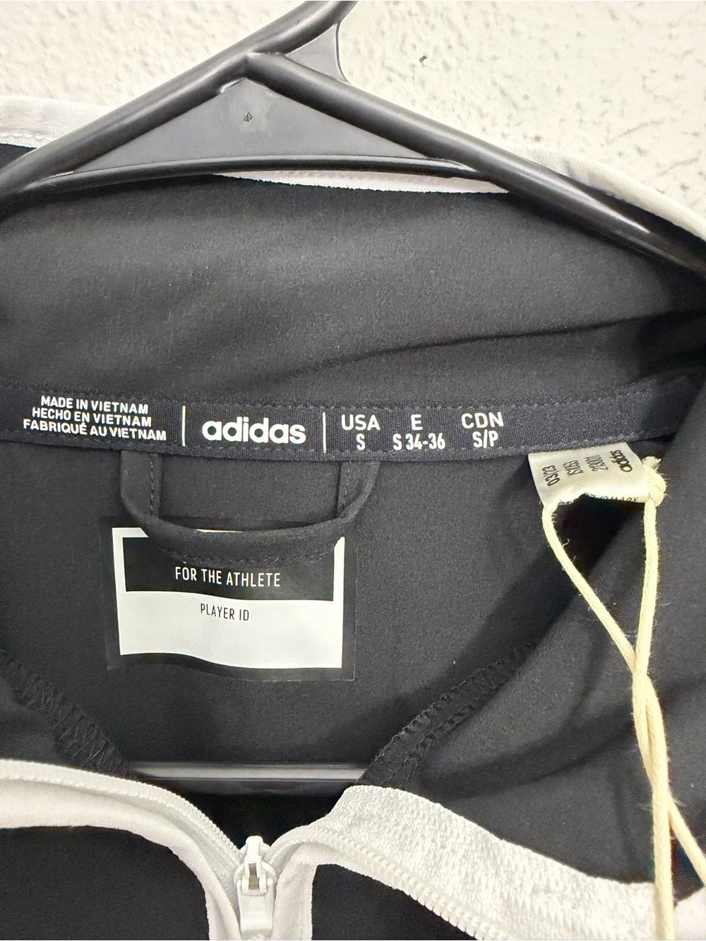 Adidas Sideline Quarter Zip Womens Jacket Black Size Small